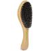 GranNaturals Medium Wave Brush - Curved Boar Bristle Hair Brush for 360 Waves & Slick Back Hair Brush