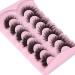 Ruairie 20MM 8D Dramatic Fluffy False Eyelashes Pack - 7 Pairs Wispy Cat Eye & Fox Eye Lashes - Buy Online on GoSupps.com