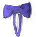 Set of 35 Pieces Hair Accessory School Ribbon Style Bow Bobbles Hair Clips Bows and Elastics Bands (Purple) - Buy Online on GoSupps.com