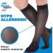 Buy Absolute Support Elegant Compression Stockings for Women - Class 2 20-30mmHg for Varicose Veins & Lymphedema - Medium Black Pain Relief Socks - Buy Online on GoSupps.com