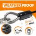 Mighty Paw 9m Dog Tie Out Cable | Chew Proof Braided Steel Tether Lead for X-Large Dogs 25-50kg | Ideal for Yard, Camping, Beach & Garden - Buy Online on GoSupps.com