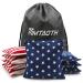 Cornhole Bags Set of 8 Regulation Professional Corn Hole Beans Bags for Tossing Game Premium All-Weather Resistant Cornhole Bean Bags with Tote Bag Standard Corn Hole Bags Stars/Stripes