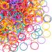 1000 Mini Rubber Bands Soft Elastic Bands for Kid Hair Braids Hair (Vibrant Color)