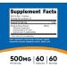 Nutricost Rhodiola Rosea 500mg 60 Vegetarian Capsules - Gluten Free, Non-GMO Supplement - Buy Online on GoSupps.com