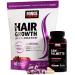 Force Factor Hair Growth Accelerator Soft Chews Hair Growth Vitamins for Women and Men with Clinically Studied Lustriva and Biotin Promotes Thicker Fuller Stronger Hair + Saw Palmetto