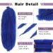 24 Inch Blue Springy Afro Twist Hair 8 Packs for Marley Twist Braiding - Synthetic Extensions for Black Women - Buy Online on GoSupps.com