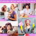 Cludoo Jumbo Hair Curlers Rollers 28 Pcs Set - Self Grip Rollers for Long, Medium, Short Hair - Salon Quality Hair Dressing DIY Kit - Buy Online on GoSupps.com