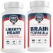 AMERICAN VITALITY Liberty Heart and Brain Formula Bundle