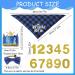 WLLHYF Dog Birthday Party Supplies Boy Dog Birthday Bandana Set with Cute Dog Bow Tie Dog Birthday Crown Hat with Numbers Small Medium Large Dogs(Blue) - Buy Online on GoSupps.com