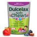 Dulcolax Soft Chews Kids Laxative for Gentle Occasional Constipation Relief for Kids Ages 4 and Over Vegan Stimulant-Free Gluten-Free Laxatives Wild Berry 15 Count