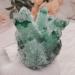 Home Decoration Large Size Green Ghost Phantom Quartz Crystal Cluster Specimen 1pcs Stones (Size : 400-500g)