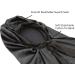 Sengterm Long Satin Hair Hood - Silky Adjustable Sleeping Hat for Women | Extra Big Satin Sleep Cap for Long Curls | L-XL Black - Buy Online on GoSupps.com