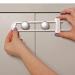 Dreambaby Sliding Locks 3 Pack White - Secure Cabinets and Doors - 3 Count - Buy Online on GoSupps.com