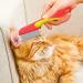 Tomtary Flea Comb with Stainless Steel Fine Tooth Flea Comb for Small Dogs and Cats Rabbits Removal Grooming Flea Comb Anti Slip Handle Pet Comb to Remove Fleas Lice Dirt - Buy Online on GoSupps.com