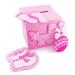 Adorox 3D Version Baby Shower Wishing Well Card Box Decoration (Girl) Pink Box