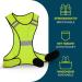 Lightweight Reflective Running Vest for Jogging & Cycling - Breathable & Safe for Men & Women - SL Yellow - Buy Online on GoSupps.com