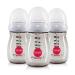 Joovy Boob Baby Bottles Made from Durable  Medical-Grade PPSU with CleanFlow Vent Technology to Prevent Nipple Collapse  Negative Pressure  and Colic Symptoms (5oz  3pk) Gray 5 ounces