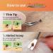 TickEase Dual-Tipped Tick Remover Tool for Humans & Pets - Tick Tweezers with Magnifier & Testing Instructions - Buy Online on GoSupps.com