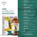 Easyfit Detox 500 ml - Detox Drainage Diet | Detoxification Cure with Bromelain Aloe Juice & Centella Asiatica | Leber Detox Test Winner | Shop Internationally - Buy Online on GoSupps.com