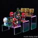 Hezly Multifolitic Acrylic Stand Set - 6 Stunning Rainbow Colors in 3 Sizes | Stylish Perfume & Cupcake Organizer - Buy Online on GoSupps.com