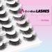 Losha Lashes 14 Pairs Fluffy Cat Eye 3D False Eyelashes | Soft & Comfortable Fake Lashes for Stunning Eyes - Buy Online on GoSupps.com