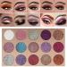 15 Colors Eyeshadow Palette - Glitter Shimmer Pigment Makeup for Stunning Looks | International Shipping - Buy Online on GoSupps.com