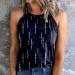 Summer Tank Top for Women | Hawaiian Style Sleeveless Beach Blouse | Casual and Sexy Fit | Size Large - Buy Online on GoSupps.com