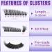 Buy Pre-Made Cat Eye Lash Extension Kit | 9-16mm Fluffy & Wispy Clusters | Waterproof Bond Seal & Tweezers - Geeneiya KIT-80D+100D - Buy Online on GoSupps.com