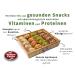 Healthy Vegan Snacks Gift Basket - Gluten-Free Dried Fruits Mix | Apricots Pistachios Almonds Figs Walnuts & Dates (500g) - Buy Online on GoSupps.com