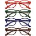 Eyekeppe 4 Pack Reading Glasses - Polka Dots Oval Round Readers for Women - +2.50 Diopters - Stylish & Comfortable - Buy Online on GoSupps.com