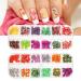 Opopark 24 Box Nail Art Fruit Slices 3D Fruit Nail Stickers Mini Fruit Nail Art Decoration DIY Craft Accessories