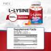 L-Lysine 1000mg Gummies - Vegan Gluten Free Chewable Amino Acid Supplement for Skin & Immune Support - 60 Count Non-GMO - Buy Online on GoSupps.com