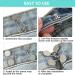 Cobee Pant Waist Tightener Set - 10 Waist Buckle Clips for Jeans, No Sewing Required | Silver Waist Button Pins - 5 Styles - Buy Online on GoSupps.com