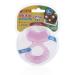 Nuby Silicone Teethe-EZ Teether with Bristles - Pink | Soothing Baby Teething Toy - Buy Online on GoSupps.com