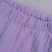 Ulanda Women's Purple Linen Capris with Pockets - Comfy Harem Style Beach Pants - Buy Online on GoSupps.com