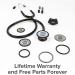 ADC Adscope Lite 619CHM Clinician Stethoscope Champagne Finish Black Tubing - Buy Online on GoSupps.com