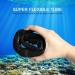 Bairuifu J-Shape Diving Snorkel - 100% Food-Grade Silicone for Snorkeling, Scuba Diving, and Freediving in Black - Buy Online on GoSupps.com