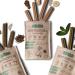 Hundreds Dental Sticks Dog Caus sticks 3 -pack - dog chewing items for dental care against tartar - 100% natural vegan hypoallergenic - 4 sticks p Pack (trial package)