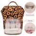 Sunflower Diaper Bag Backpack - Large Waterproof Maternity Baby Nappy Bag for Women - Buy Online on GoSupps.com
