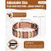 Jecanori 3X Lymph Drainage Copper Magnetic Bracelet for Men - 3500 Gauss, Adjustable Wristband with 57pcs Magnets, Removal Tool, Gift Box - Classic Copper - Buy Online on GoSupps.com
