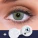 Buy Lzotica Atlantis Gray Contact Lenses - Strong & Natural Coverage -1.25 Dioptria Monthly Includes Container - Buy Online on GoSupps.com