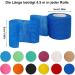 Tonyg-P 12 Roll Self-Adhering Elastic Cohesive Bandage - Ideal for Athletes & Sports - 5cm x 4.5m - Buy Online on GoSupps.com