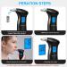 Professional Portable Breathalyzer Alcohol Tester with 12 Mouthpieces - Blue LCD Screen, Quick Response Time, Auto Power Off | A01 - Buy Online on GoSupps.com