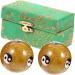 8 STK Healeved Massage Globe Balls - Stress Relief & Meditation Tool - Metal Hand Rolling Balls for Wrist Massage - Buy Online on GoSupps.com
