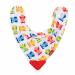 Nuby ID4290 Bandana Bib with Teething Ring - Stylish & Functional Baby Bib - Assorted Colors - Shop Internationally Now! - Buy Online on GoSupps.com
