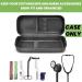 Stethoscope Case for 3M Littmann & MDF Stethoscopes, Red - Extra Pocket for Doctor & Nurse Accessories - Buy Online on GoSupps.com