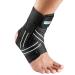 Fitomo Quick Lace Up Ankle Brace for Women Men with Removable Side Splints  Adjustable Ankle Support for Sprained Ankle Injury Recovery  Ankle Stabilizer for Basketball Volleyball Tennis  1 Unit S (ankle size:11-12)