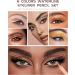 6 Colors Eyeliner Gel Pencil Set Waterproof Smudge proof Long Lasting Rich Color Nude Black Brown White Blue Green Eyeliner Pencil Waterline Multi-Use Cream Eye Liner Brightener Pen with Sharpener Set (6 Colors) - Buy Online on GoSupps.com