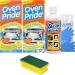 2 x 500ml Oven Pride Complete Oven Cleaner Kit With 1 Big Degreaser Sponge And Instructions | Bags For Cleaning Oven Racks | HG Oven | Grill & Barbecue Cleaner Spray | Easy To Use - Buy Online on GoSupps.com