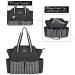 CURMIO Home Health Nurse Bag - Portable Medical Supplies Bag for Home Visits & Clinical Study - Black with Arrow (Bag Only, Patented Design) - Buy Online on GoSupps.com